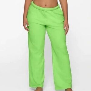 Skims Neon Green‎ Sweatpants